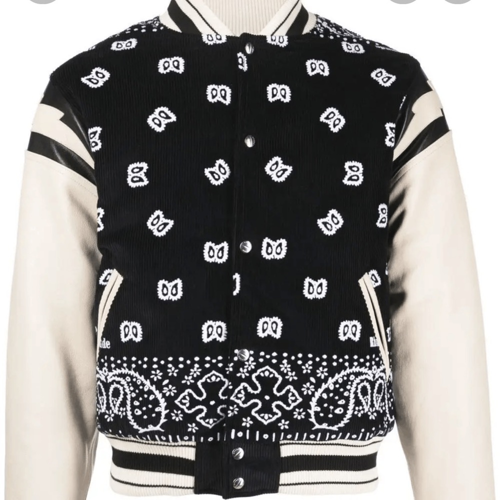 Rhude BANDANA BOMBER JACKET